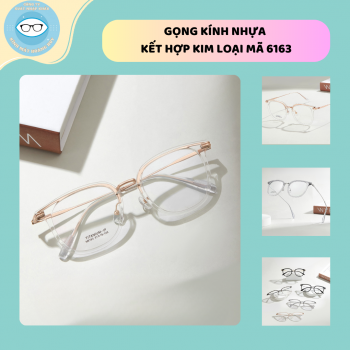 Gọng nhựa càng kính titanium mã M6163